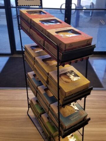 Custom countertop wire POP display Custom countertop display - for client More Family