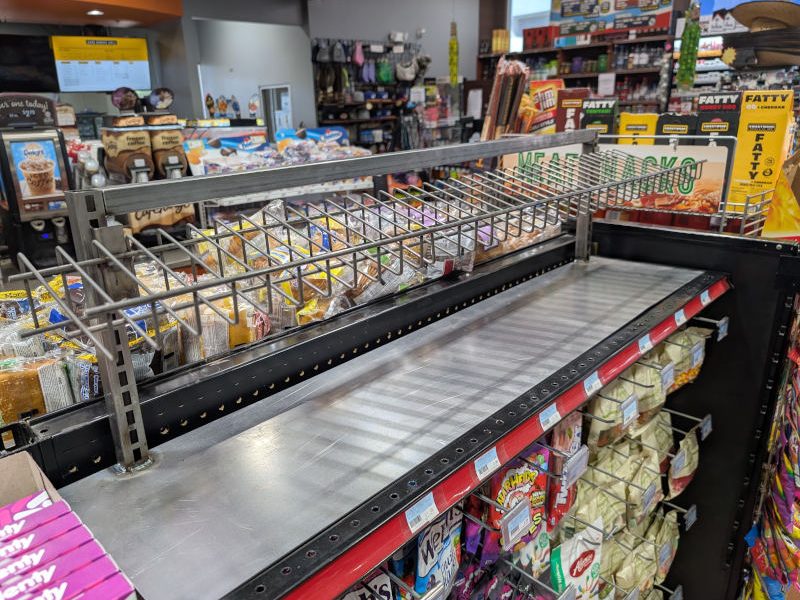Gondola riser shelf prototype